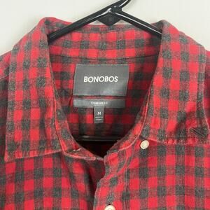 Bonobos Standard Fit Medium 100% Cotton Long Sleeve plaid